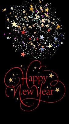 Happy New Year mobile wallpaper and greetings