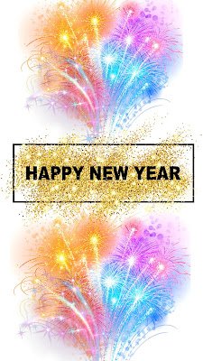 Happy New Year mobile wallpaper and greetings