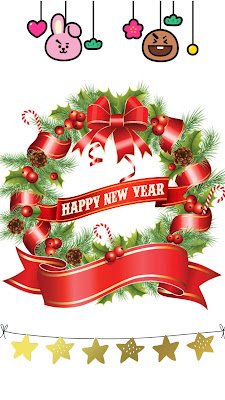 Happy New Year mobile wallpaper and greetings