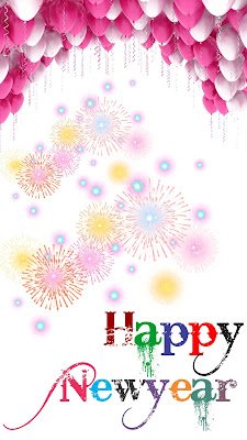 Happy New Year mobile wallpaper and greetings
