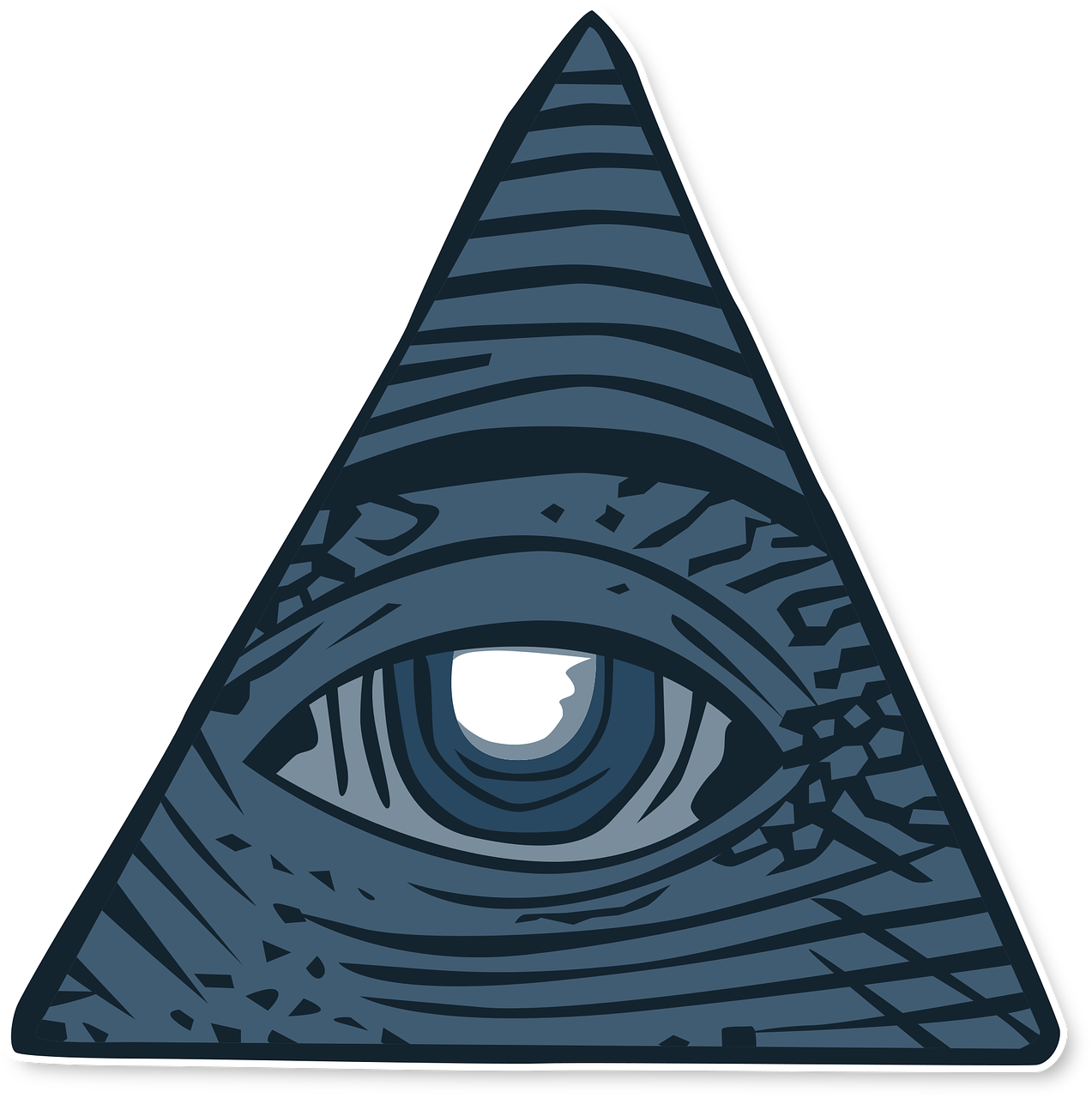 Illuminati Pyramid and Eye Symbol