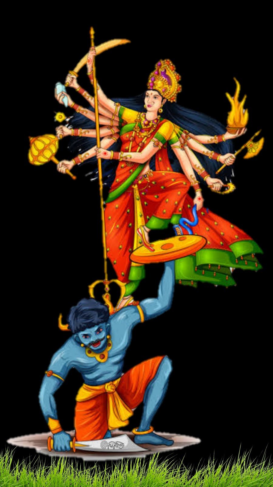 माँ दुर्गा मोबाइल वॉलपेपर Maa durga mobile wallpaper download (1)