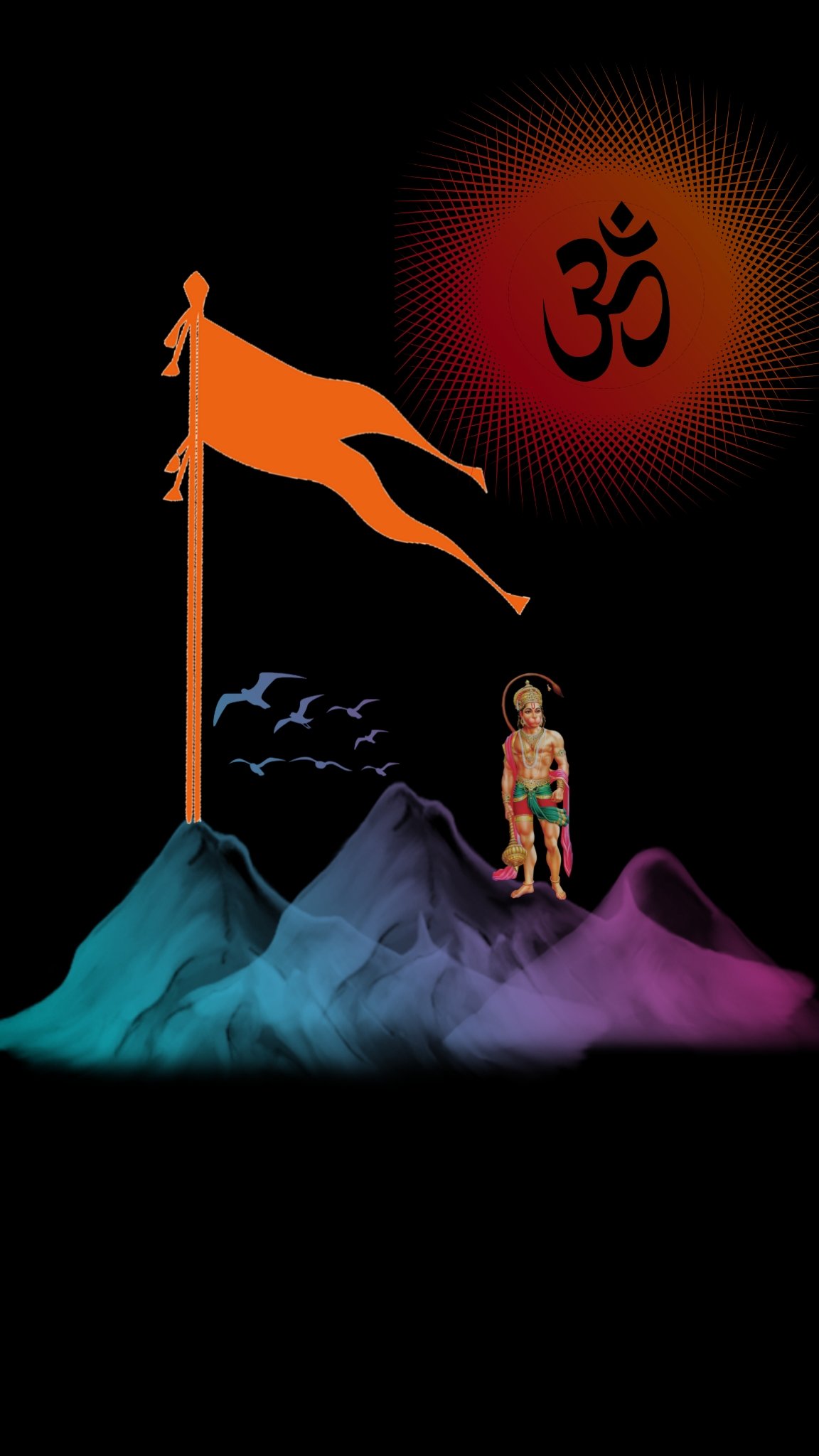 भगवा रंग झंडा वॉलपेपर | Background bhagwa wallpaper hd download