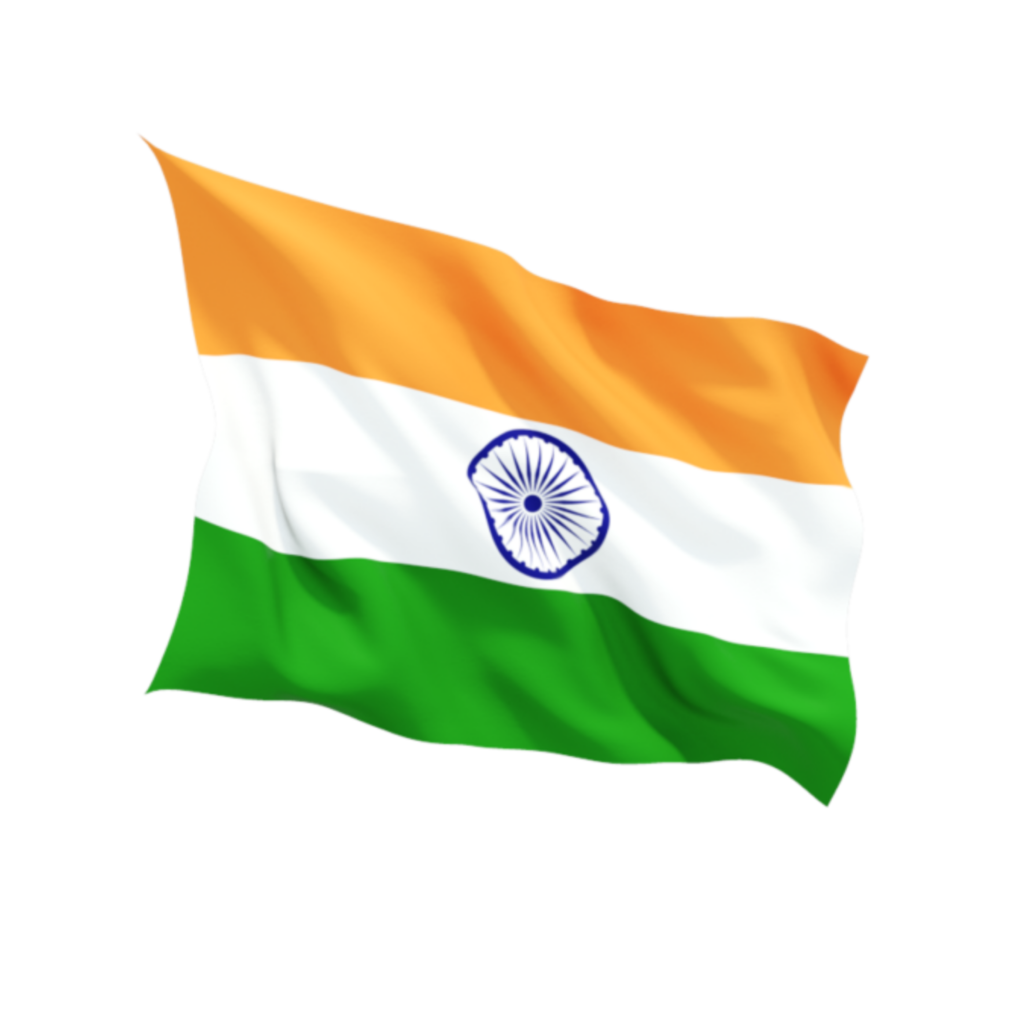 Indian flag png transparent vector