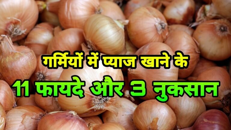 गर्मी में प्याज खाने के 11 फायदे और 3 नुकसान | Garmi me Pyaj khane ke Fayde aur Nuksaan