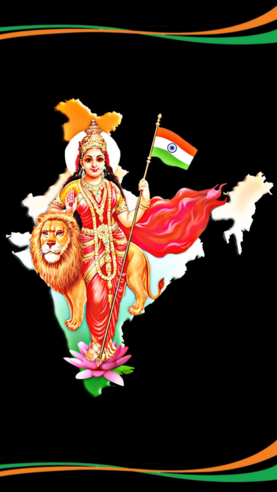 भारत माता वॉलपेपर डाउनलोड | bharat mata image wallpaper download