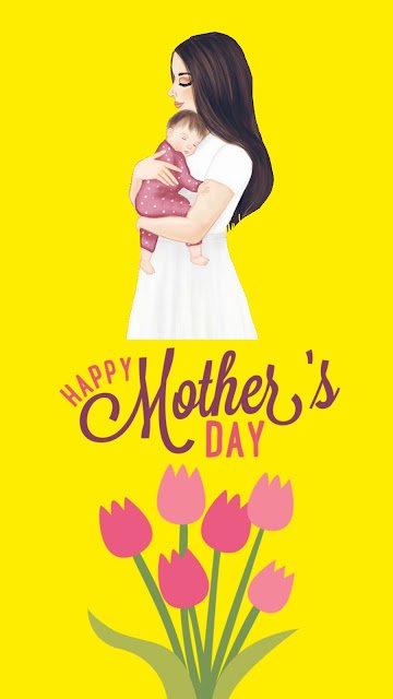 हैप्पी मदर्स डे मोबाइल वॉलपेपर — Happy Mother's Day wallpaper