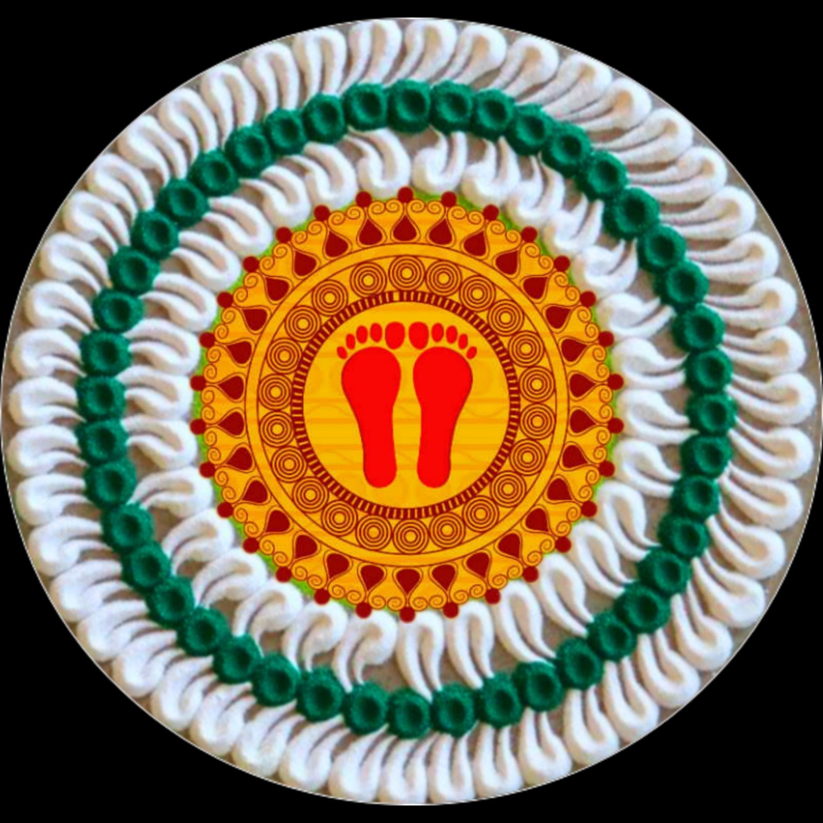New Rangoli Designs easy and simple | Free Hand Rangoli Designs