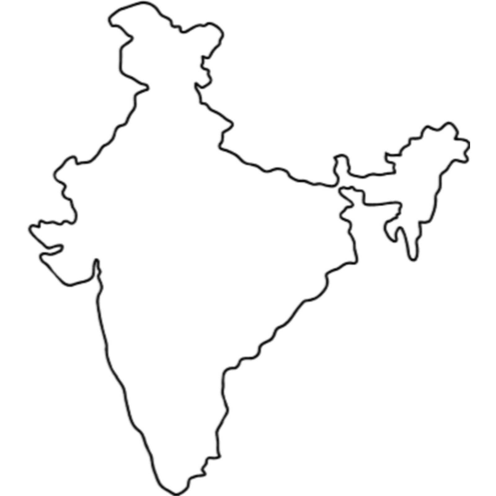 India map blank Images