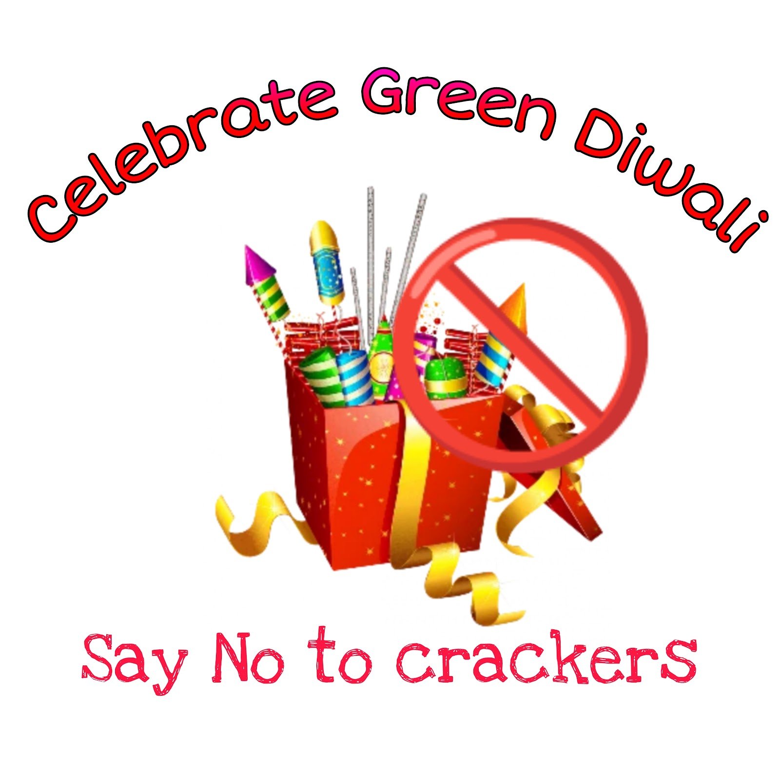 Say No to crackers | Celebrate Green Diwali poster images