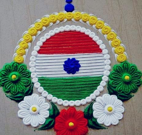 Republic Day Rangoli 2023 images | गणतंत्र दिवस पर रंगोली बनाने का तरीका Republic Day Rangoli 2023 images | गणतंत्र दिवस पर रंगोली बनाने का तरीका