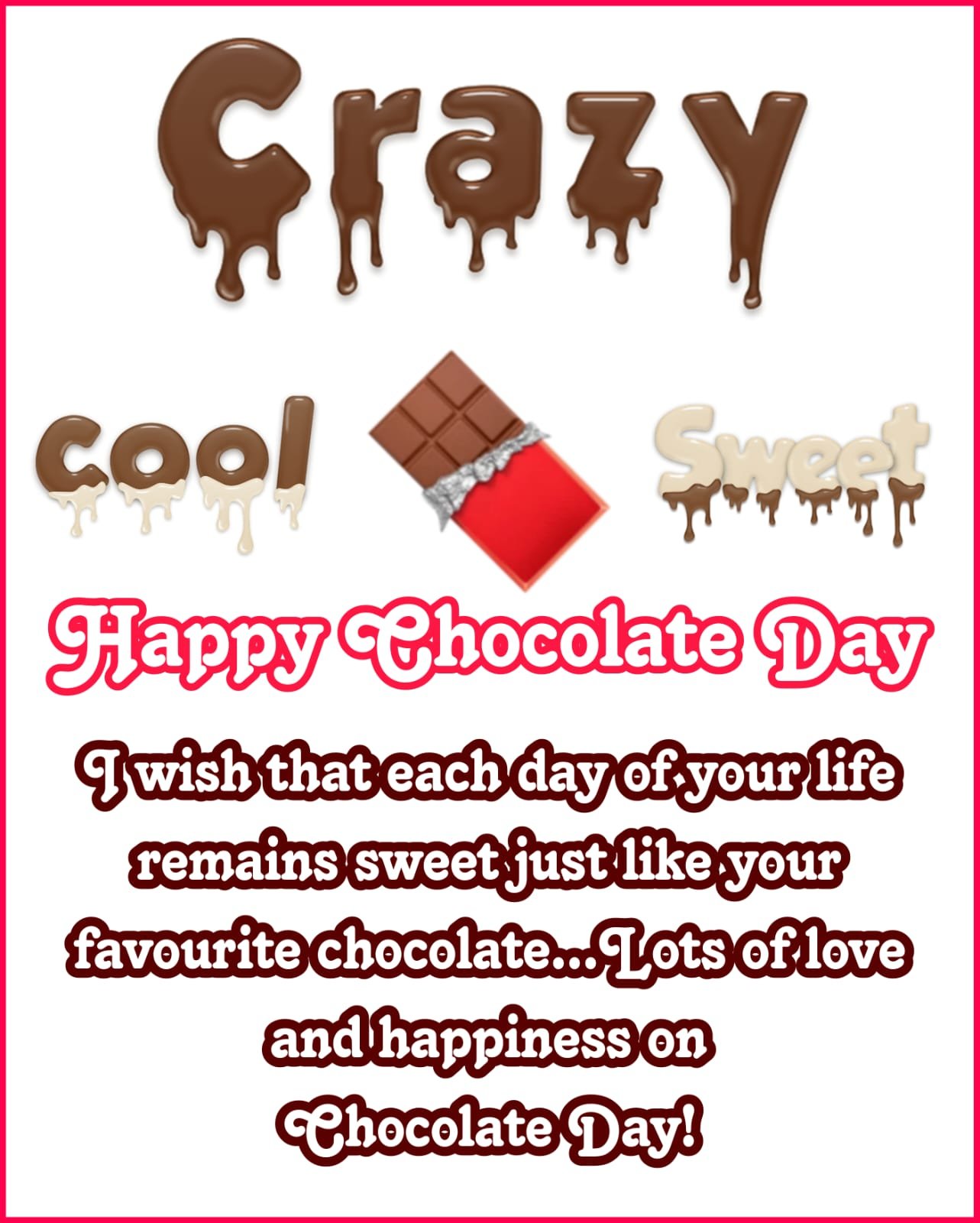 Happy Chocolate Day - Wishes - Images - Photos - Wallpapers