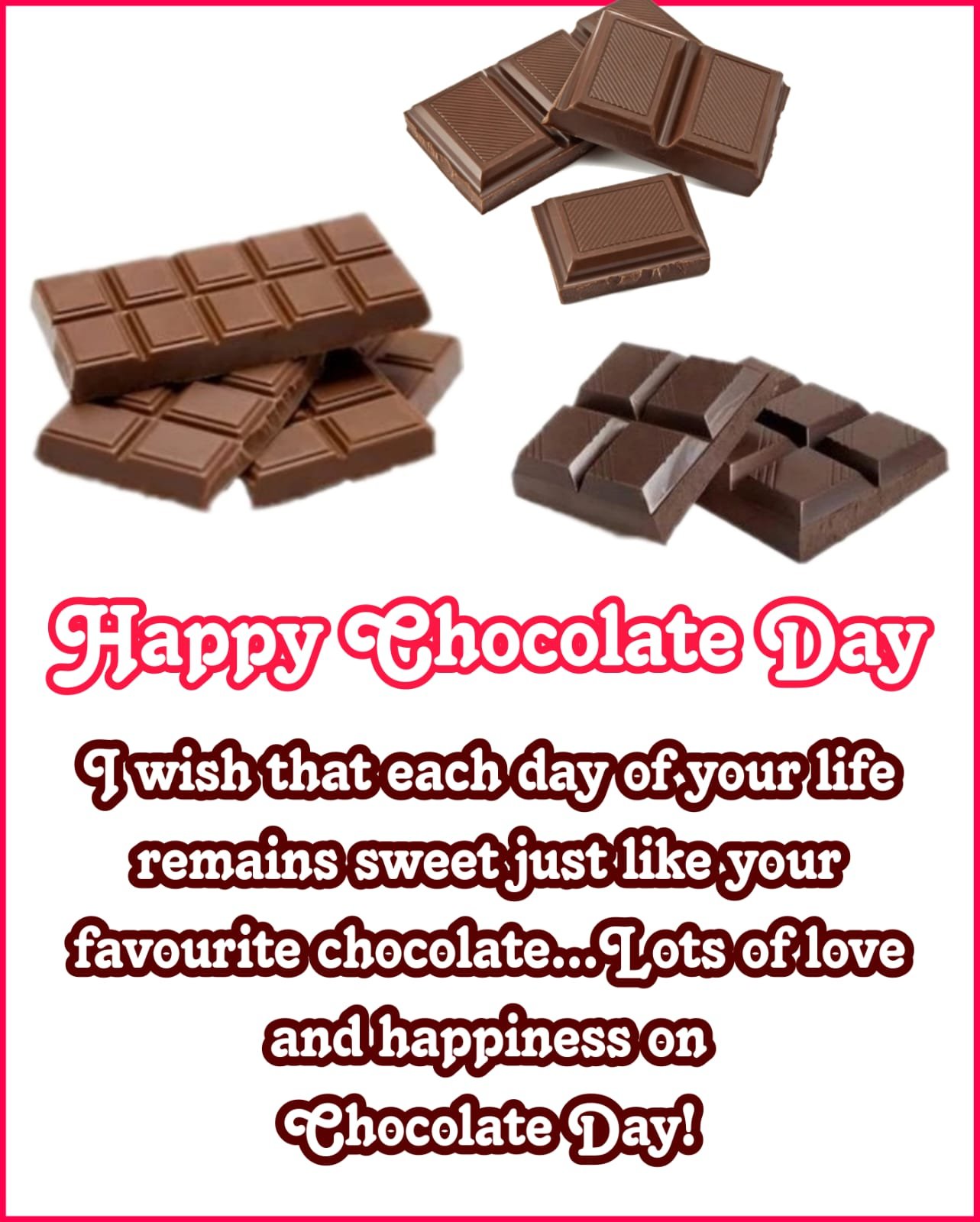 Happy Chocolate Day - Wishes - Images - Photos - Wallpapers