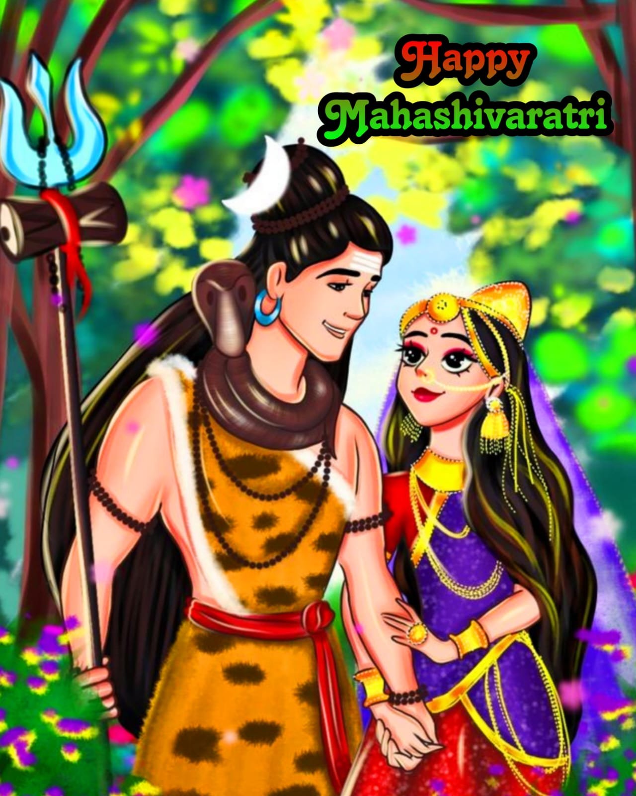 Shiv Shakti Wallpaper HD