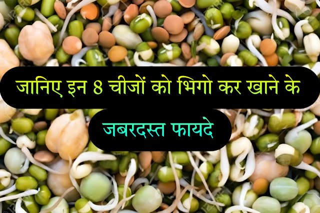बादाम, किशमिश, चना, मूंग, मुनक्का, अलसी, खसखस, मेथीदाना 8 चीजों को भिगोकर खाने के फायदे | Bhiga ke khane ke fayade