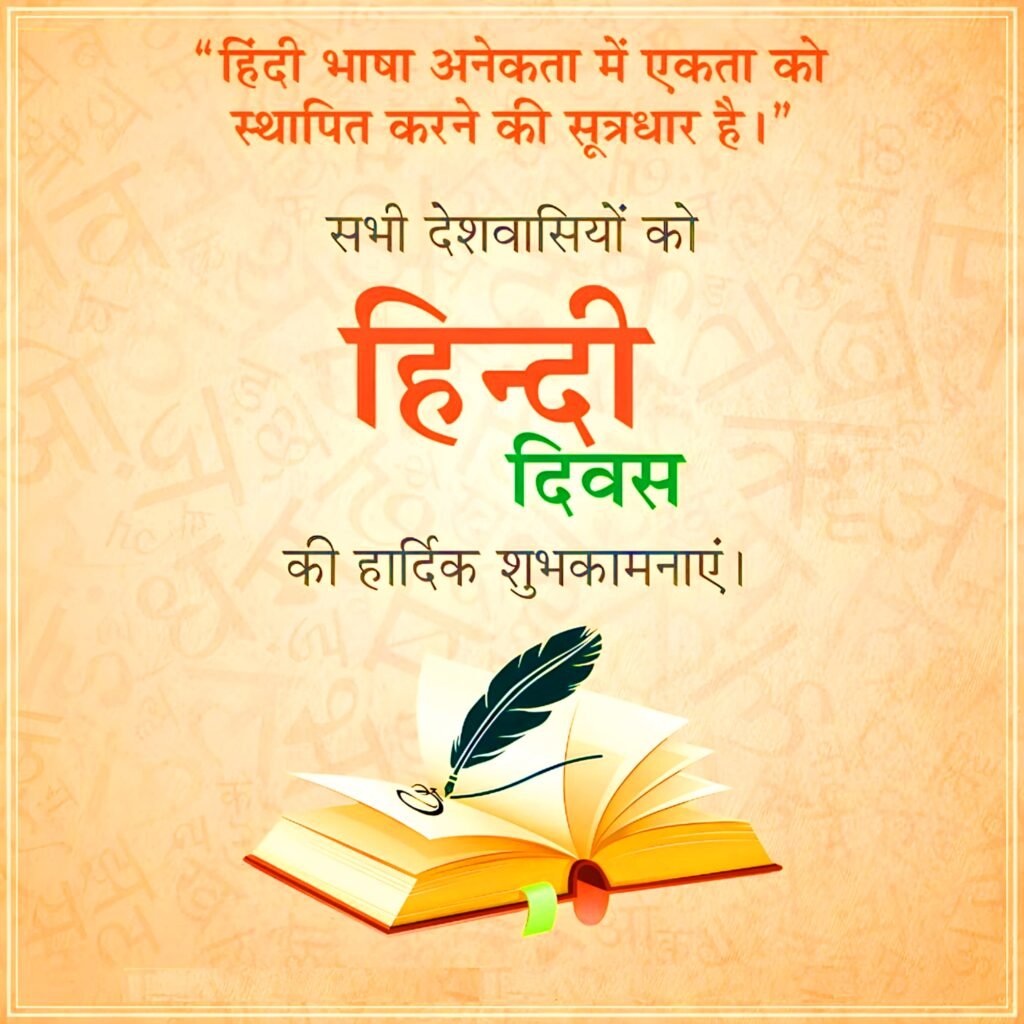 हिंदी दिवस फोटो वॉलपेपर | Hindi Diwas posters wallpapers and images