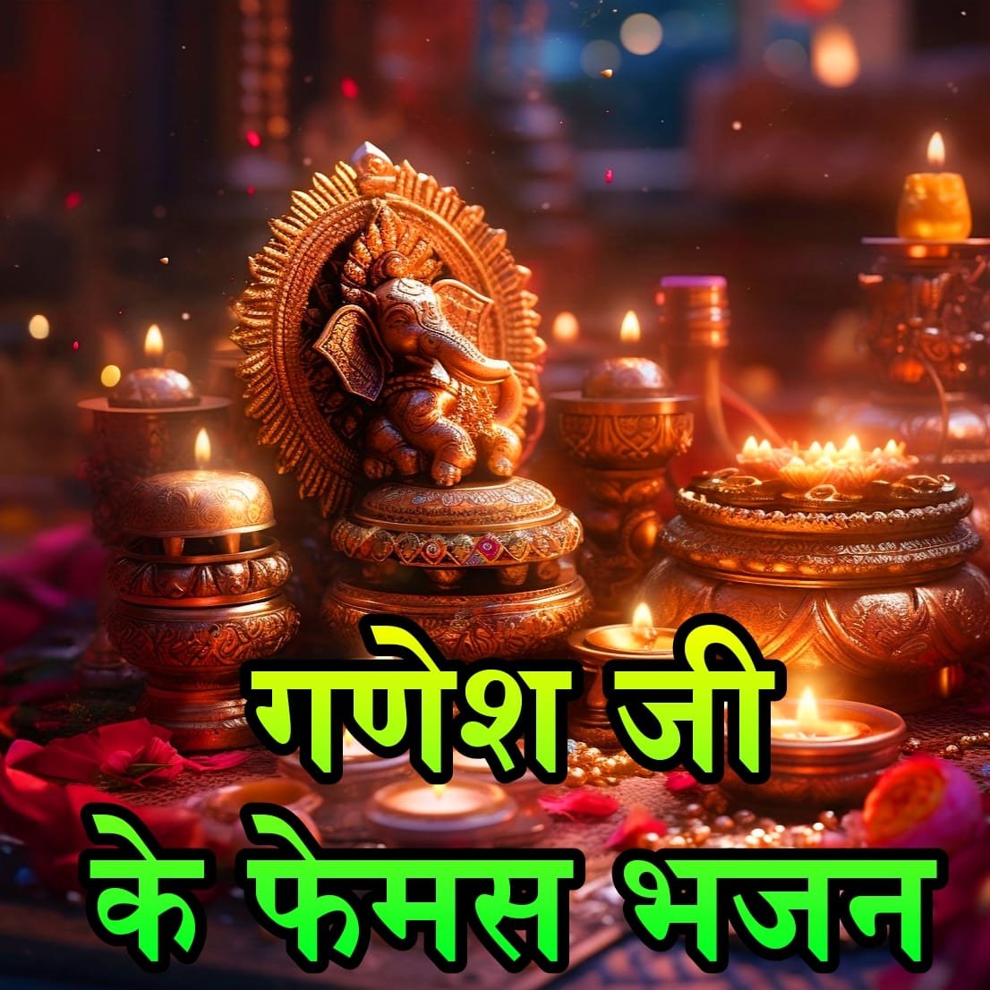 गणेश जी के भजन लिखे हुए Ganesh ji Bhajan Lyrics