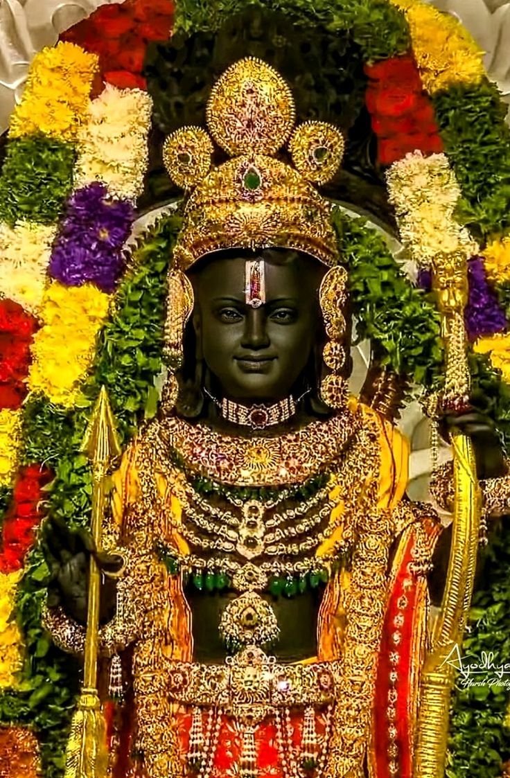 Ram Lalla Face Close up Wallpaper 4K