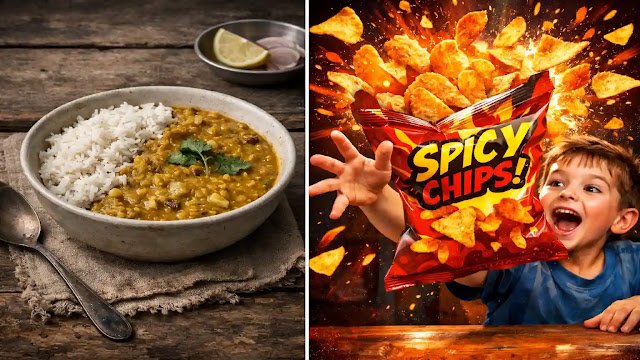 बच्चे घर का खाना क्यों नहीं खाते? जानिए ‘स्वाद की लत’ का कड़वा सच और समाधान