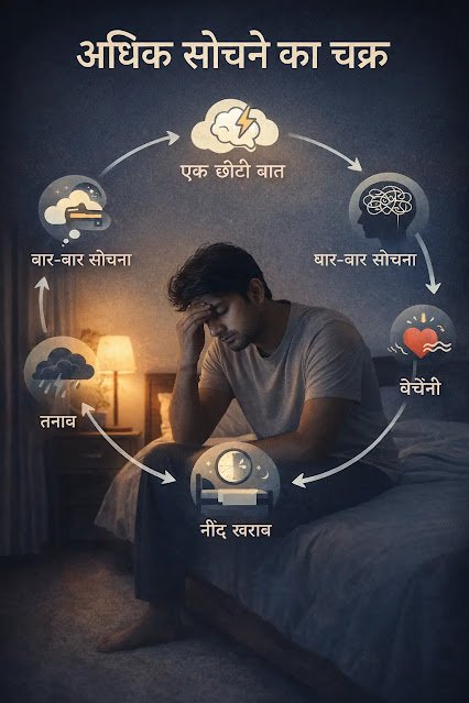 Overthinking Cycle: दिमाग बार-बार एक ही बात क्यों सोचता है?