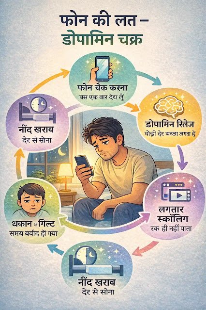 Phone Addiction Dopamine Loop: मोबाइल छोड़ना इतना मुश्किल क्यों है?