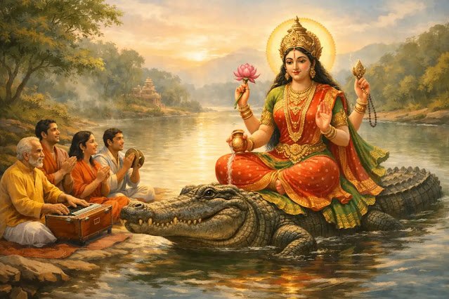 नर्मदा जी के भजन लिखे हुए: माँ रेवा के पवित्र भजनों का महत्व और लिरिक्स संग्रह