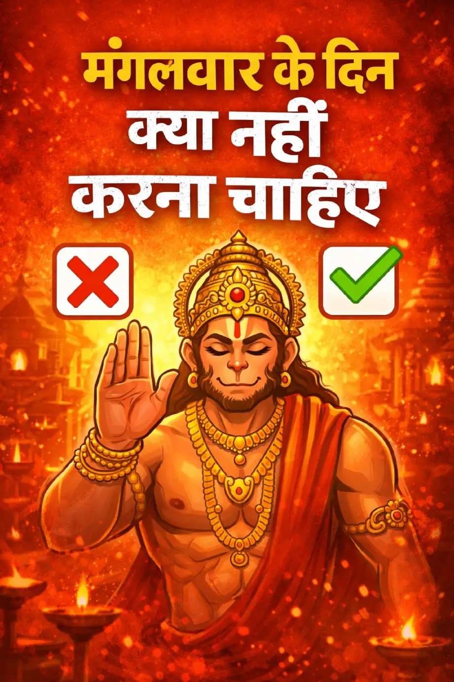 मंगलवार के दिन क्या नहीं करना चाहिए