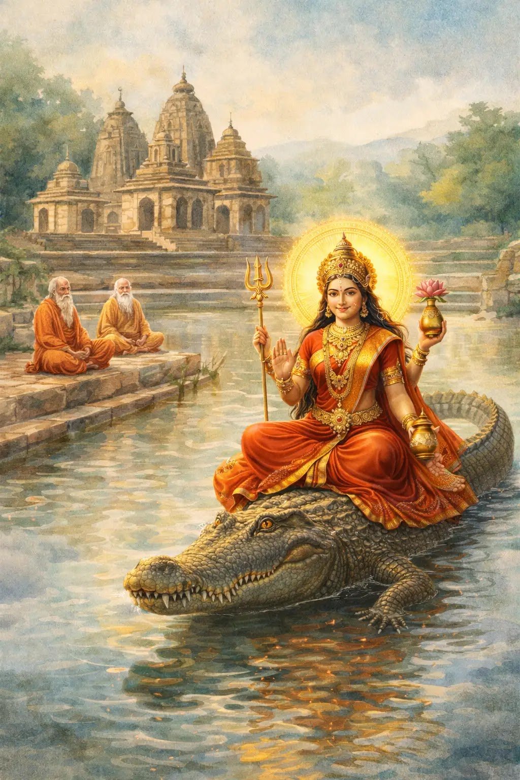 Beautiful Narmada Jayanti Status Image 2026