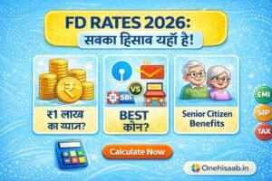 FD Rates 2026: आपके हर सवाल का जवाब | ₹1 लाख पर ब्य…