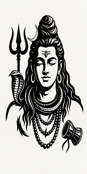 Har Har Mahadev Tattoo Calligraphy