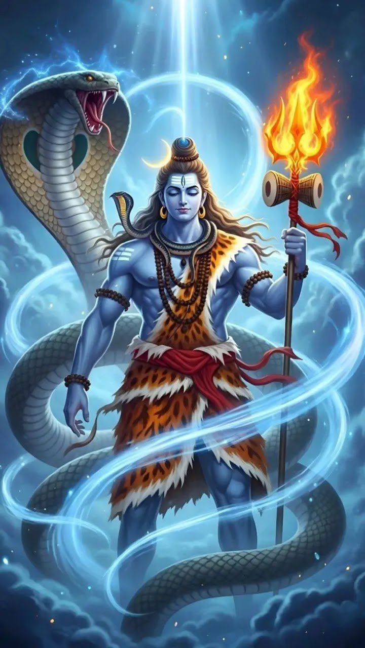 Mahakal Angry HD Wallpaper Black Background