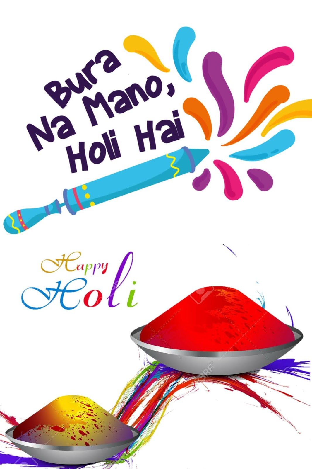 Holi ke liye apne phone ka divya rangon wala HD wallpaper aur status