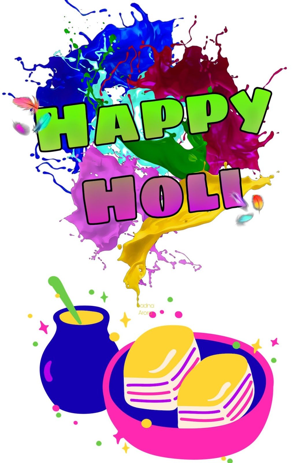 Happy Holi mobile wallpaper HD download, Holi status image, holi ki shubhkamnaye photo