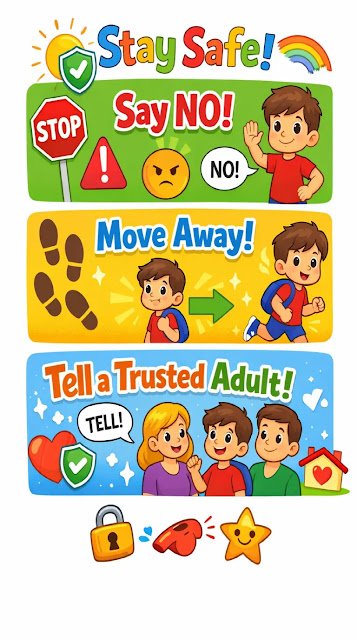 good touch bad touch awareness poster for school children safety