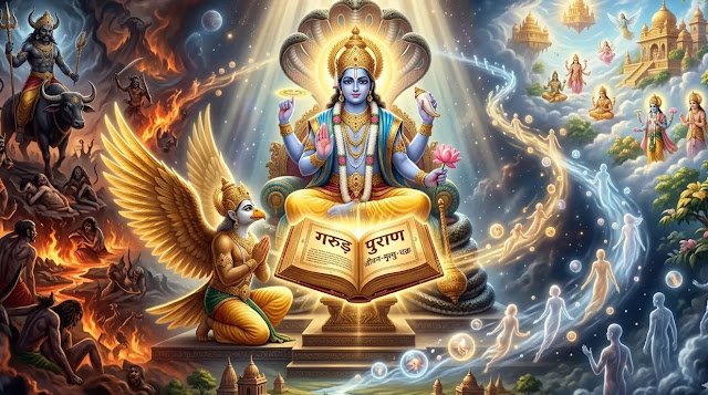 गरुड़ पुराण क्या है? मृत्यु, आत्मा की यात्रा, सजा, मंत्र, PDF और जीवन का गूढ़ रहस्य