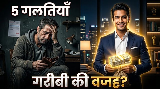 90% लोग ये 5 गलतियाँ करते हैं… और फिर बोलते हैं “पैसे नहीं हैं”