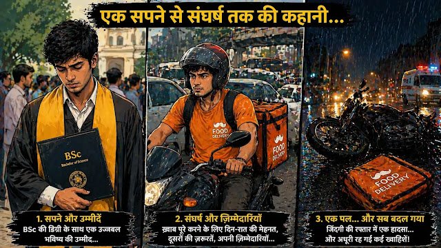 क्या करता है लड़का?” Bsc पास बेरोजगार की मजबूरी, डिलीवरी बॉय का काम और मौत का खौफनाक सच