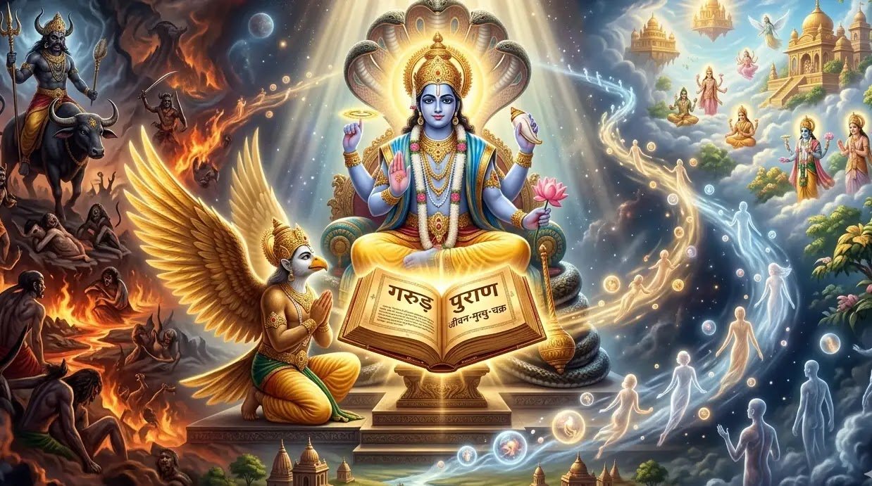 गरुण पुराण, गरुण पुराण क्या है, गरुण पुराण की सजा, गरुण पुराण हिंदी PDF, गरुण पुराण कब पढ़ना चाहिए