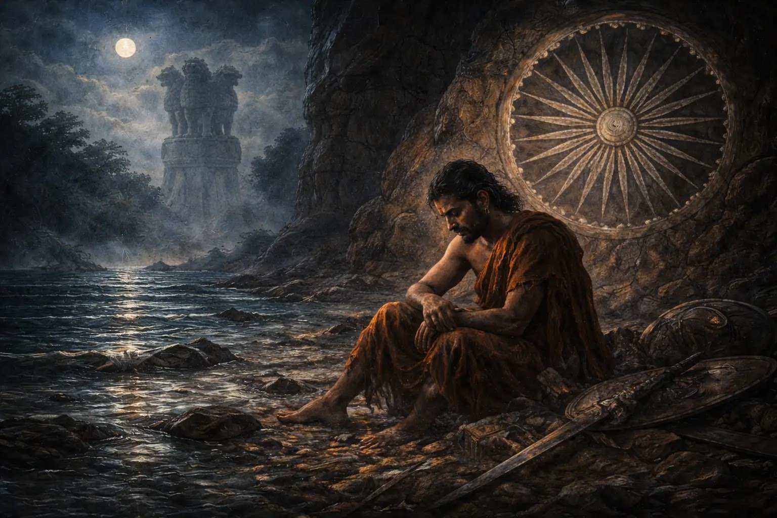 Samrat Ashok Real Photo and Painting - Emperor Ashoka History