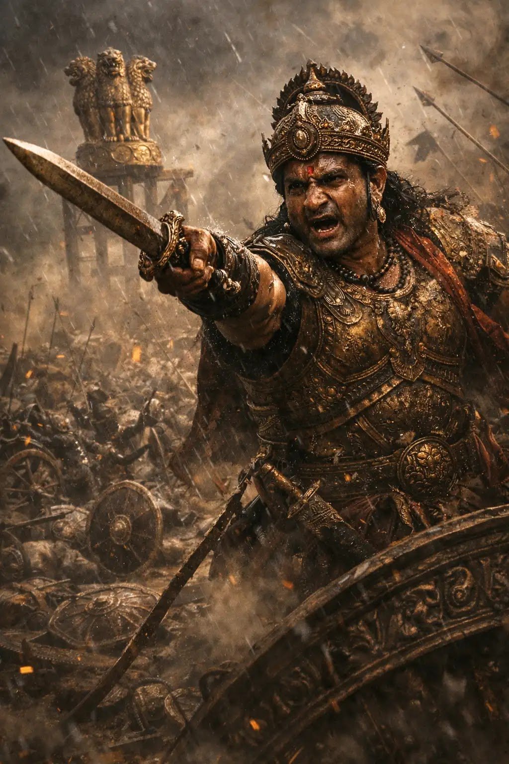 Samrat Ashok Modern Painting Concept Art