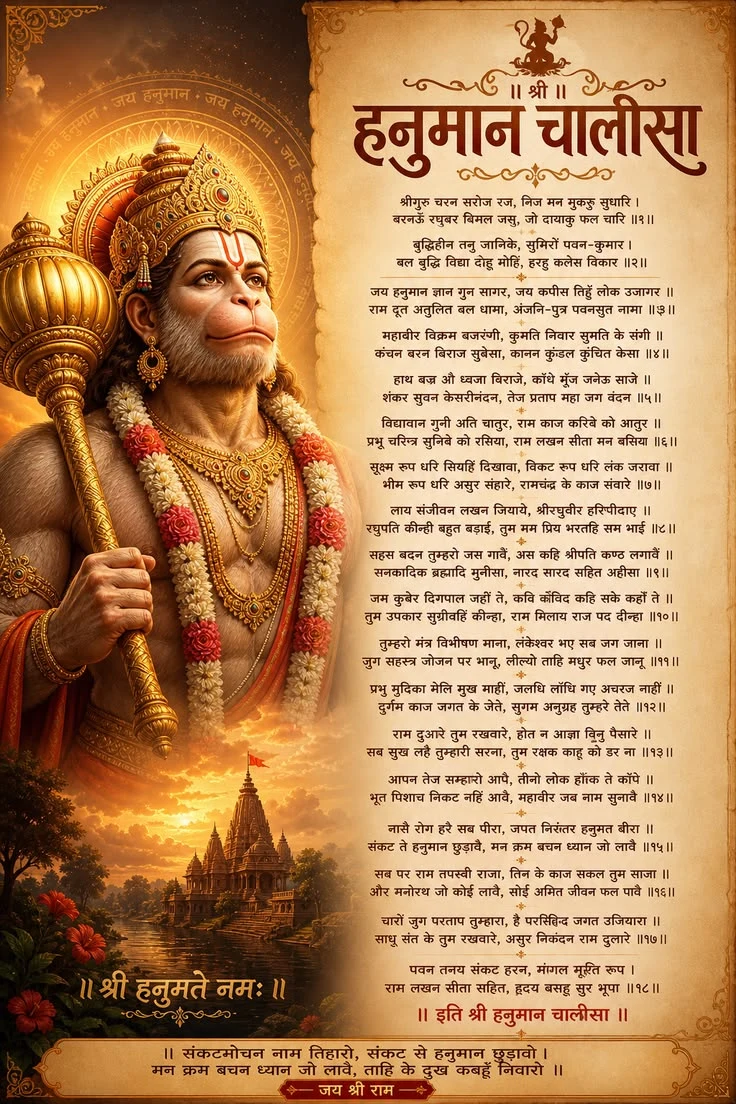 हनुमान चालीसा वॉलपेपर