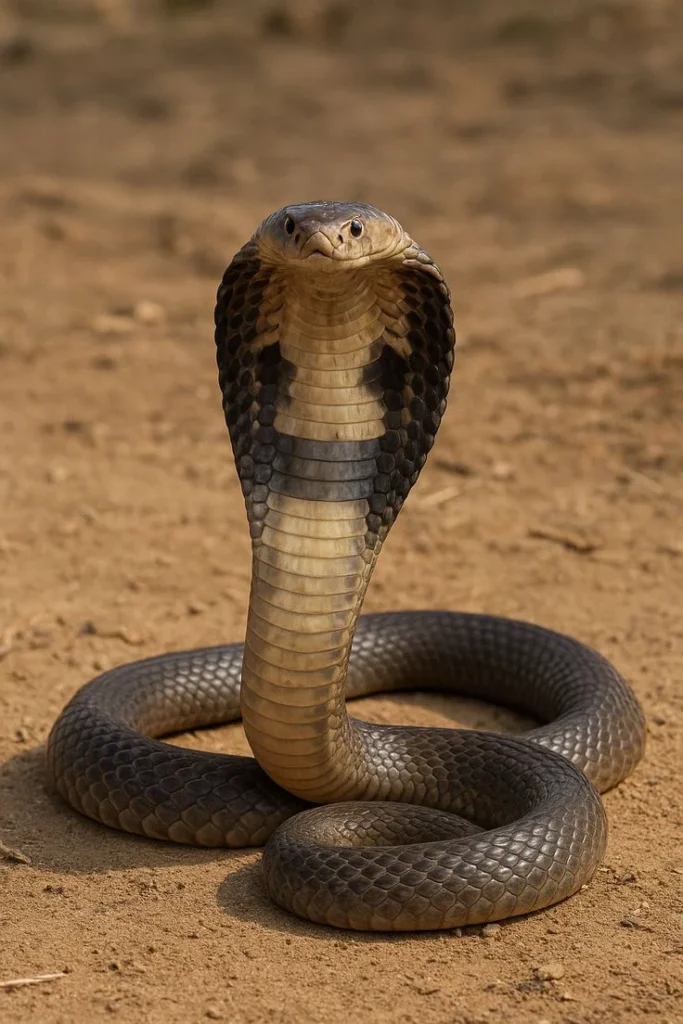 Real Indian Cobra Snake Images: Spectacled Cobra HD Photos
