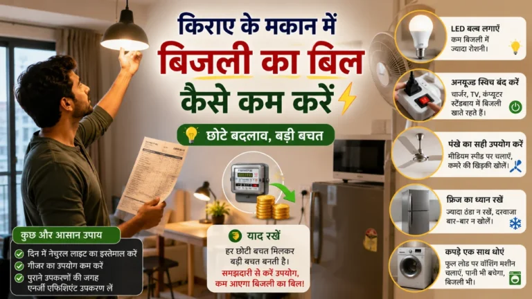 बिजली का बिल कैसे कम करें