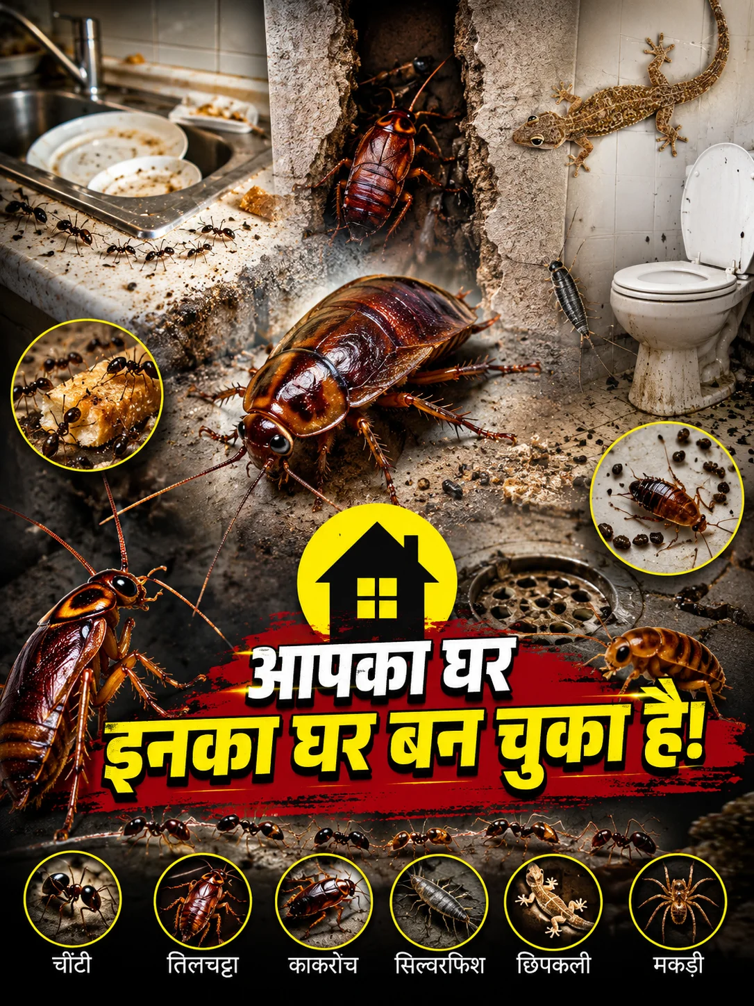घर में कीड़े भगाने के घरेलू नुस्खे