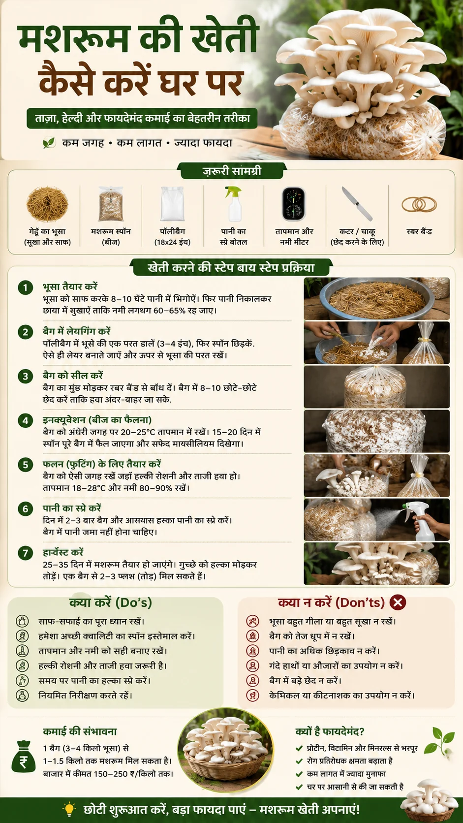 मशरूम की खेती