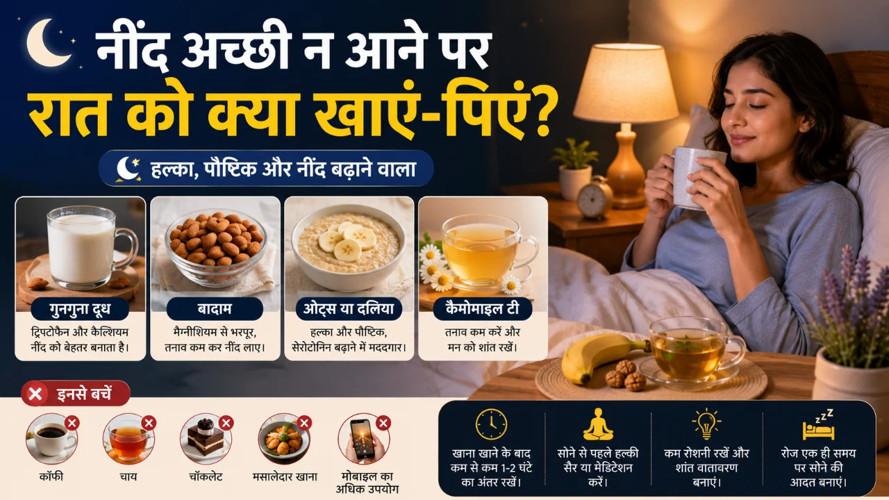 नींद ना आने पर क्या करें