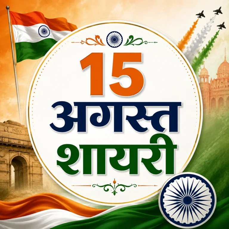 15 अगस्त शायरी