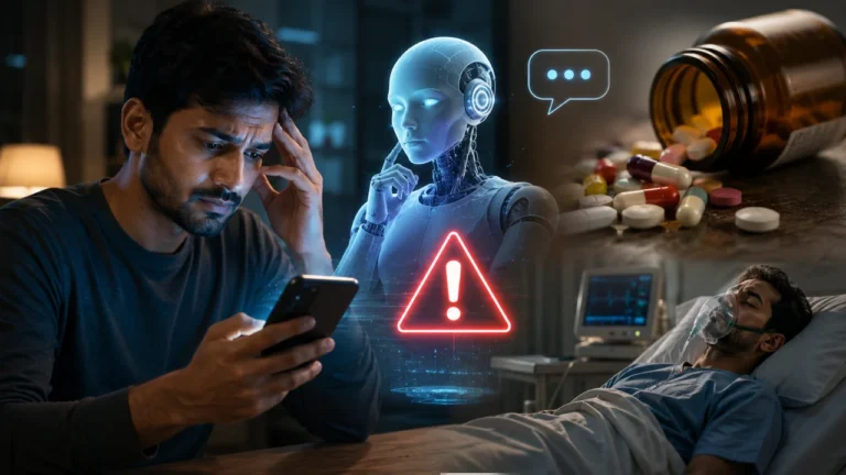 AI से दवा पूछना