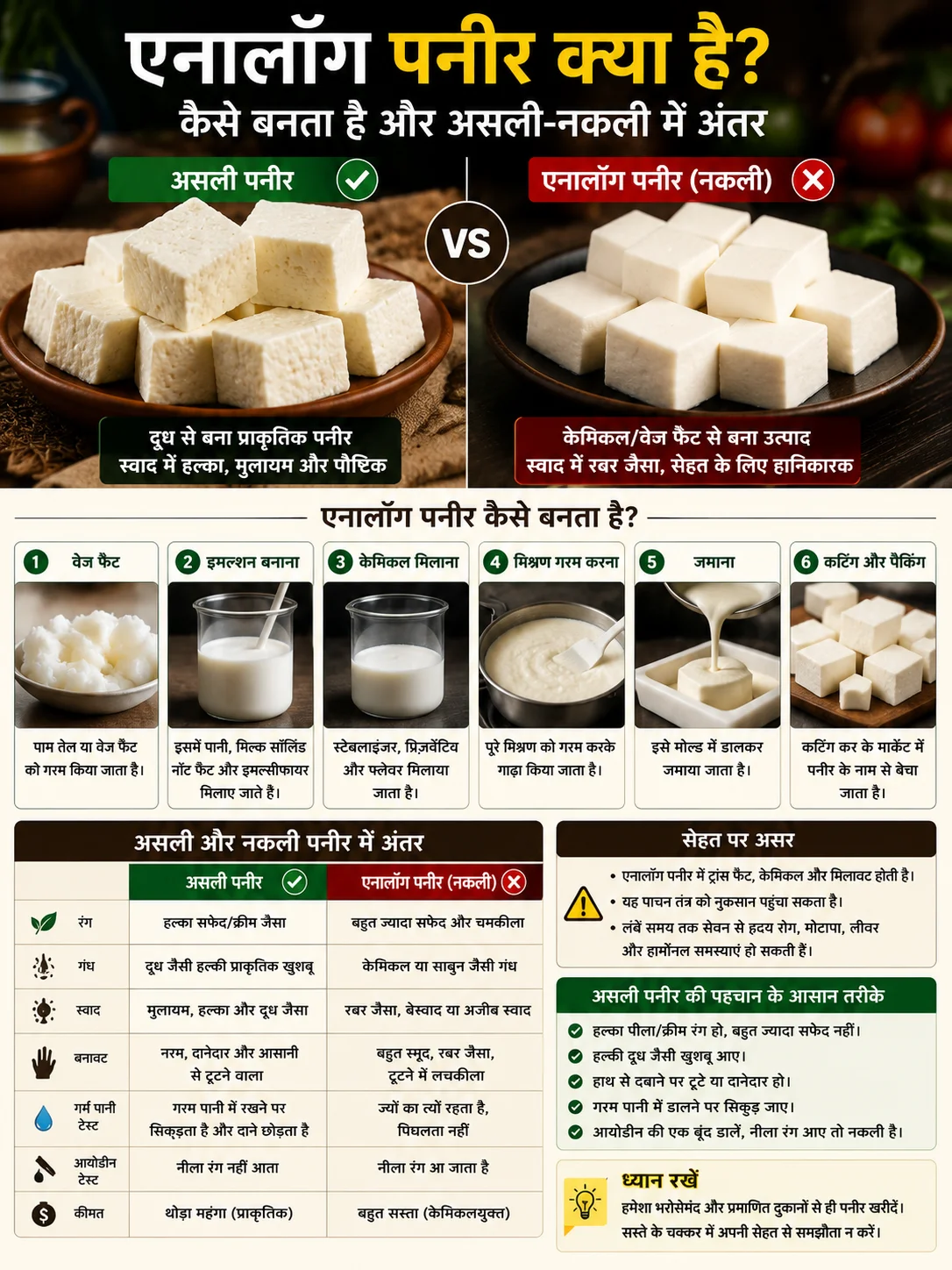 एनालॉग पनीर