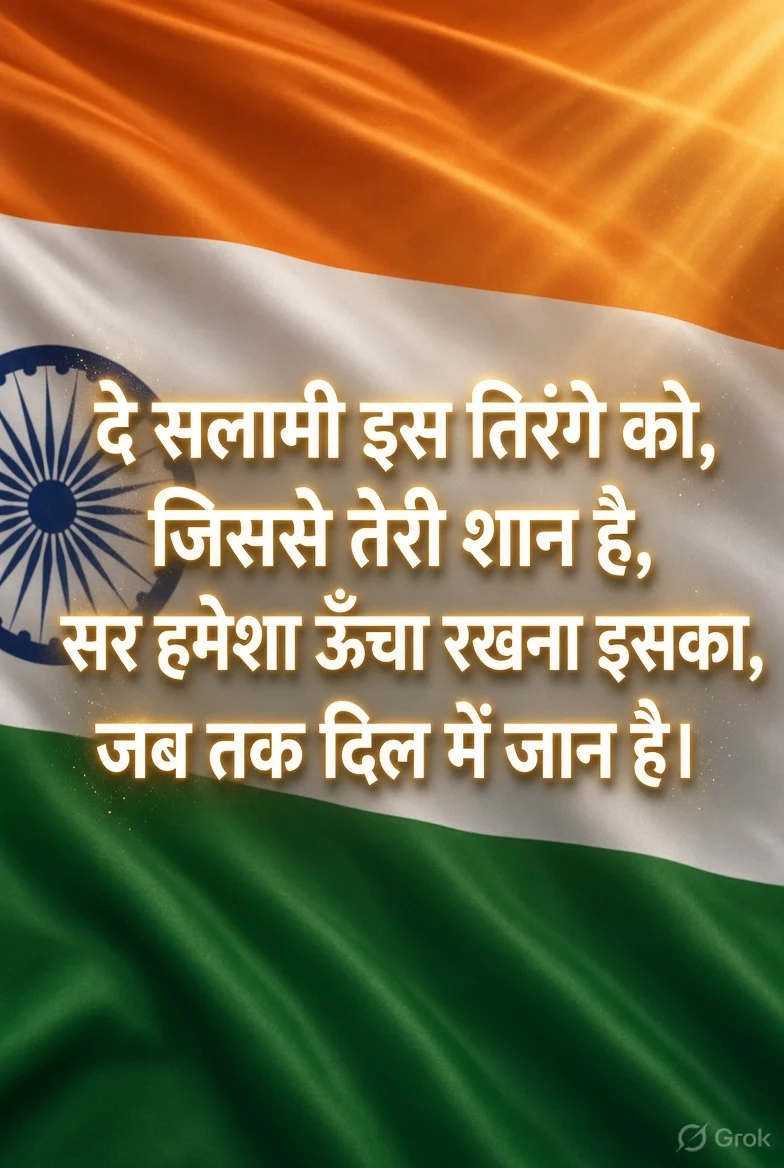 देशभक्ति वाली शायरी